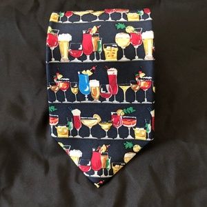 HAPPY HOUR Cocktail Tie Allyn Neckwear Silk